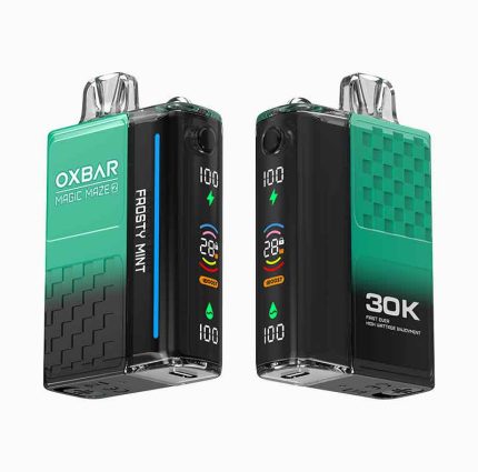 طعم خنک و تند نعناع ظرفیت بالا تا 30000 پاف طراحی زیبا و ارگونومیک بخار نرم و عطر تازه مناسب برای علاقه‌مندان به طعم‌های خنک بدون نیاز به شارژ یا نگهداری محصولی بادوام از برند OXBar طعمی ماندگار در هر پاف ایده‌آل برای استفاده روزمره سبک و قابل‌حمل برای راحتی بیشتر