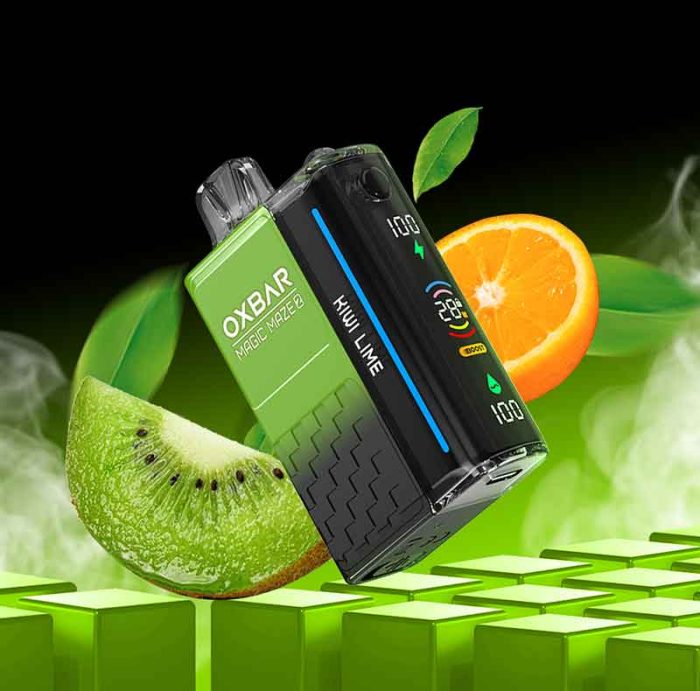 طعم تازه و ترش کیوی و لیمو ظرفیت بالا تا 30000 پاف طراحی سبک و کاربردی بخار نرم و طعمی دلپذیر مناسب برای علاقه‌مندان به طعم‌های ترش بدون نیاز به شارژ یا نگهداری کیفیت بالا از برند OXBar مناسب برای استفاده روزانه تجربه‌ای طعمی تازه و متفاوت قابل‌حمل و مناسب برای مسافرت