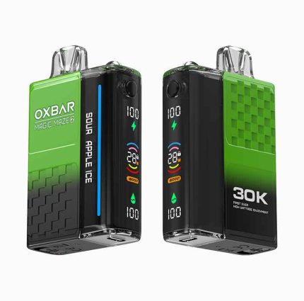 ترکیب طعم ترش و خنک سیب سبز ظرفیت 30000 پاف برای استفاده طولانی‌مدت طراحی ارگونومیک و سبک برای حمل آسان تولید بخار زیاد با طعم تازه و یخ‌زده فاقد نیکوتین، مناسب برای تجربه‌ای سالم بدون نیاز به شارژ مجدد یا تعویض قطعات سیستم تهویه پیشرفته برای کشش یکنواخت مقاومت بالا در برابر ضربه و نشتی ایده‌آل برای طرفداران طعم‌های میوه‌ای و یخی مناسب برای استفاده در هر مکان و زمان