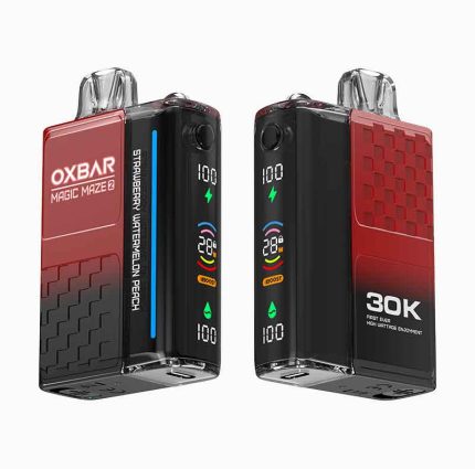 طعم ترکیبی توت فرنگی، هندوانه و هلو ظرفیت بالا تا 30000 پاف طراحی سبک و مناسب حمل بخار نرم و عطر خوشایند مناسب برای علاقه‌مندان به طعم‌های میوه‌ای بدون نیاز به شارژ یا نگهداری کیفیت بالا از برند OXBar تجربه‌ای لذت‌بخش و جدید ایده‌آل برای استفاده روزانه قابل‌حمل و مناسب برای سفر