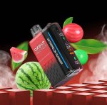 طعم دلچسب هندوانه با آب‌نبات ظرفیت بالا تا 30000 پاف طراحی سبک و شیک بخار نرم و عطر خوشایند مناسب برای علاقه‌مندان به طعم‌های میوه‌ای بدون نیاز به شارژ یا نگهداری خاص محصولی بادوام از برند OXBar عطر و طعمی ماندگار در هر پاف گزینه‌ای جذاب برای استفاده روزمره مناسب برای هدیه دادن