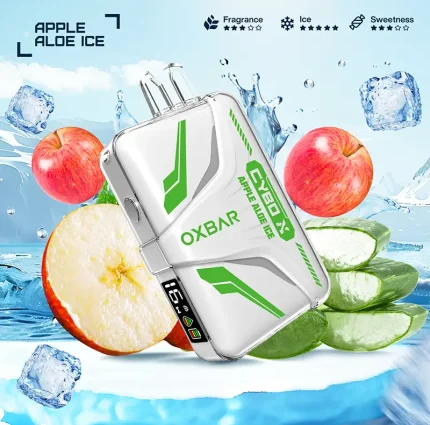 طعم ترکیبی سیب تازه و آلوئه‌ورا با خنکای یخ ظرفیت بالا با 20000 پاف برای استفاده طولانی‌مدت مجهز به باتری قدرتمند قابل شارژ Type-C مخزن پرشده از پیش با نیکوتین سالت باکیفیت طراحی ارگونومیک و سبک برای حمل آسان تولید بخار نرم، یکنواخت و پرطعم بدون نیاز به پر کردن مجدد یا تعویض کویل دارای نشانگر LED برای وضعیت باتری و پاف مناسب برای استفاده روزانه و کاربران حرفه‌ای کیفیت ساخت بالا مطابق استاندارد جهانی