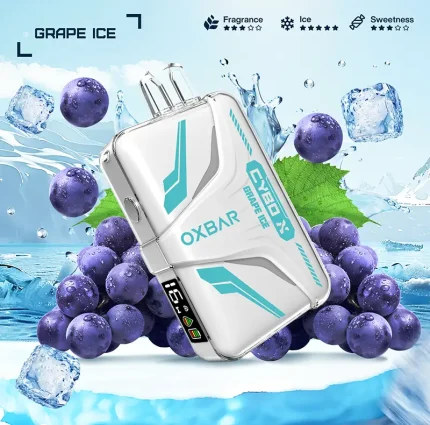 طعم خوشمزه و شیرین انگور همراه با خنکی یخ تجربه‌ای میوه‌ای و تازه در هر پاف ظرفیت ۲۰۰۰۰ پاف برای استفاده طولانی‌مدت باتری داخلی ۹۰۰ میلی‌آمپری قابل شارژ Type-C کویل دوال مش برای بخار نرم و یکنواخت طراحی سبک و خوش‌دست برای استفاده روزانه نشانگر LED جهت نمایش وضعیت باتری و پاف بدون نیاز به پر کردن یا تعویض کویل انتخابی عالی برای علاقه‌مندان به طعم انگور خنک ساخته‌شده با کیفیت بالا و استانداردهای جهانی