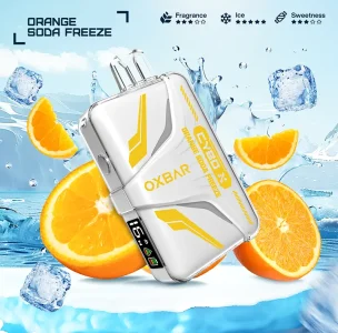 طعم شاداب و پرانرژی نوشابه پرتقالی همراه با یخ حس خنکی و طراوت در هر پاف ظرفیت ۲۰۰۰۰ پاف برای استفاده طولانی‌مدت باتری داخلی ۹۰۰ میلی‌آمپری قابل شارژ با Type-C کویل دوال مش برای بخار غلیظ و یکنواخت طراحی ارگونومیک و سبک برای حمل آسان نشانگر LED جهت نمایش وضعیت دستگاه بدون نیاز به پر کردن یا تعویض کویل مناسب برای طرفداران طعم‌های نوشیدنی و خنک کیفیت ساخت بالا با استانداردهای جهانی