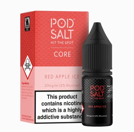 محصول اورجینال از برند انگلیسی Pod Salt ترکیبی تازه و خنک از سیب قرمز و حس یخ طبیعی طعمی میوه‌ای، ترش و شیرین متعادل ساخته‌شده با نیکوتین سالت خالص و باکیفیت ویپ نرم و روان بدون سوزش گلو سازگار با تمامی پاد سیستم‌ها و دستگاه‌های مشابه جذب سریع نیکوتین برای رفع میل به سیگار بسته‌بندی اورجینال و پلمب‌شده با ضمانت اصالت انتخابی عالی برای دوستداران طعم‌های میوه‌ای خنک تولیدشده تحت استانداردهای جهانی کیفیت