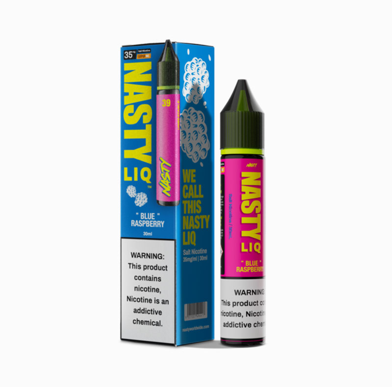 Salt-30ml-nasty-Blue-raspberry-1 طعم طبیعی و تازه تمشک آبی نیکوتین سالت با جذب سریع و حس نرم در گلو حجم بطری ۳۰ میلیلیتر نیکوتین ۳۰ میلیگرم مناسب پاد سیستمها نسبت VG/PG برابر ۵۰/۵۰ برای تعادل طعم و بخار مناسب استفاده در دستگاههای MTL و پاد سیستم تجربهای میوهای و تازه برای مصرف روزانه بستهبندی مقاوم و درپوش ایمن طعم ماندگار و طبیعی در هر پاف گزینه ایدهآل برای طرفداران طعمهای توتی و میوهای